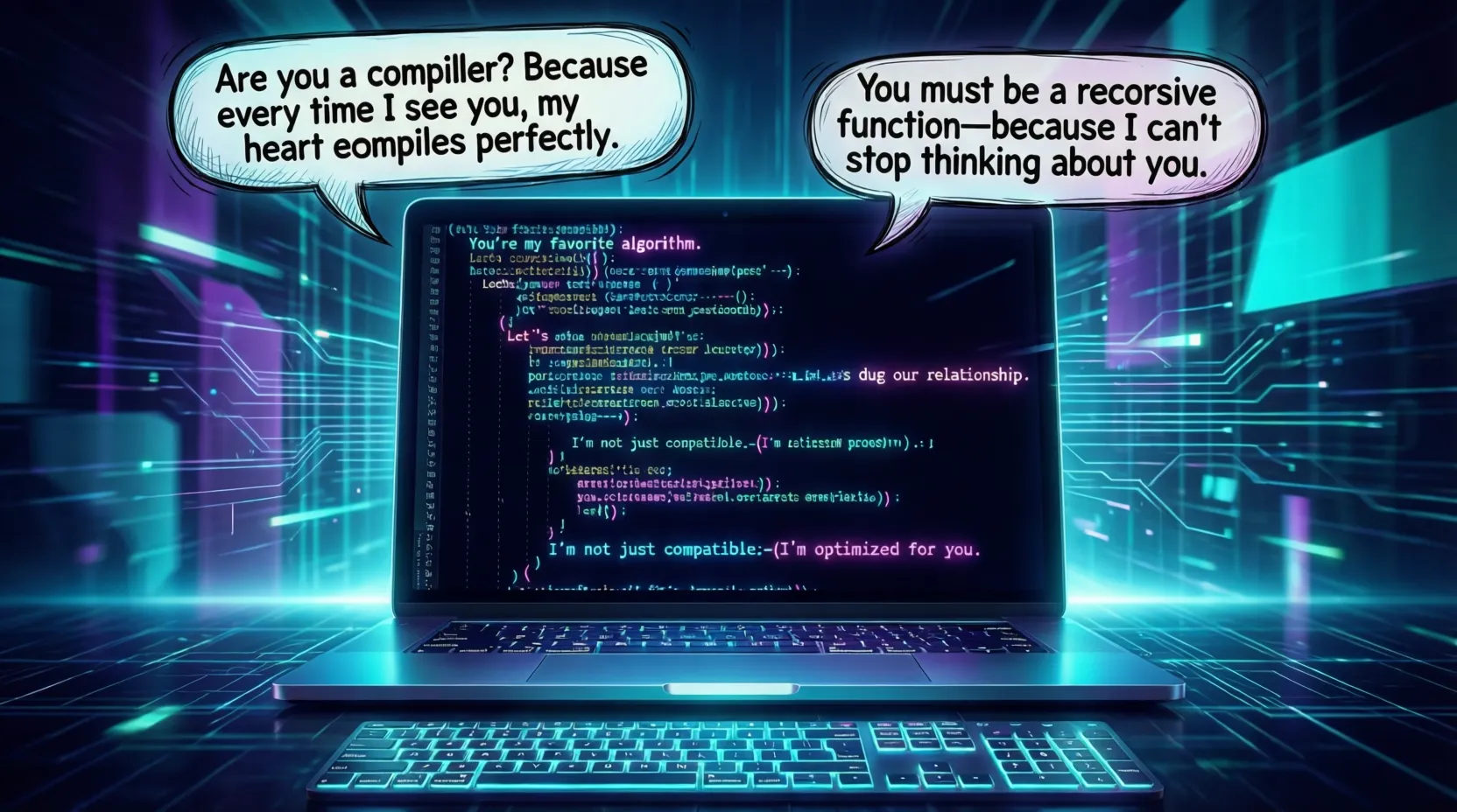 Computer Science Rizz Lines That Compile Perfectly