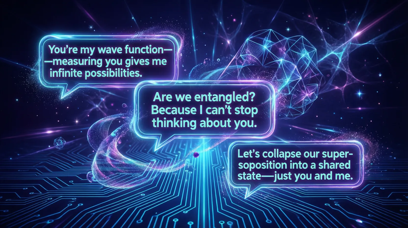 Quantum Physics Rizz Lines That Superpose Charm and Humor