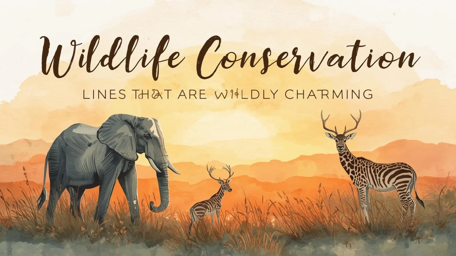 Wildlife Conservation Rizz Lines That Are Wildly Charming