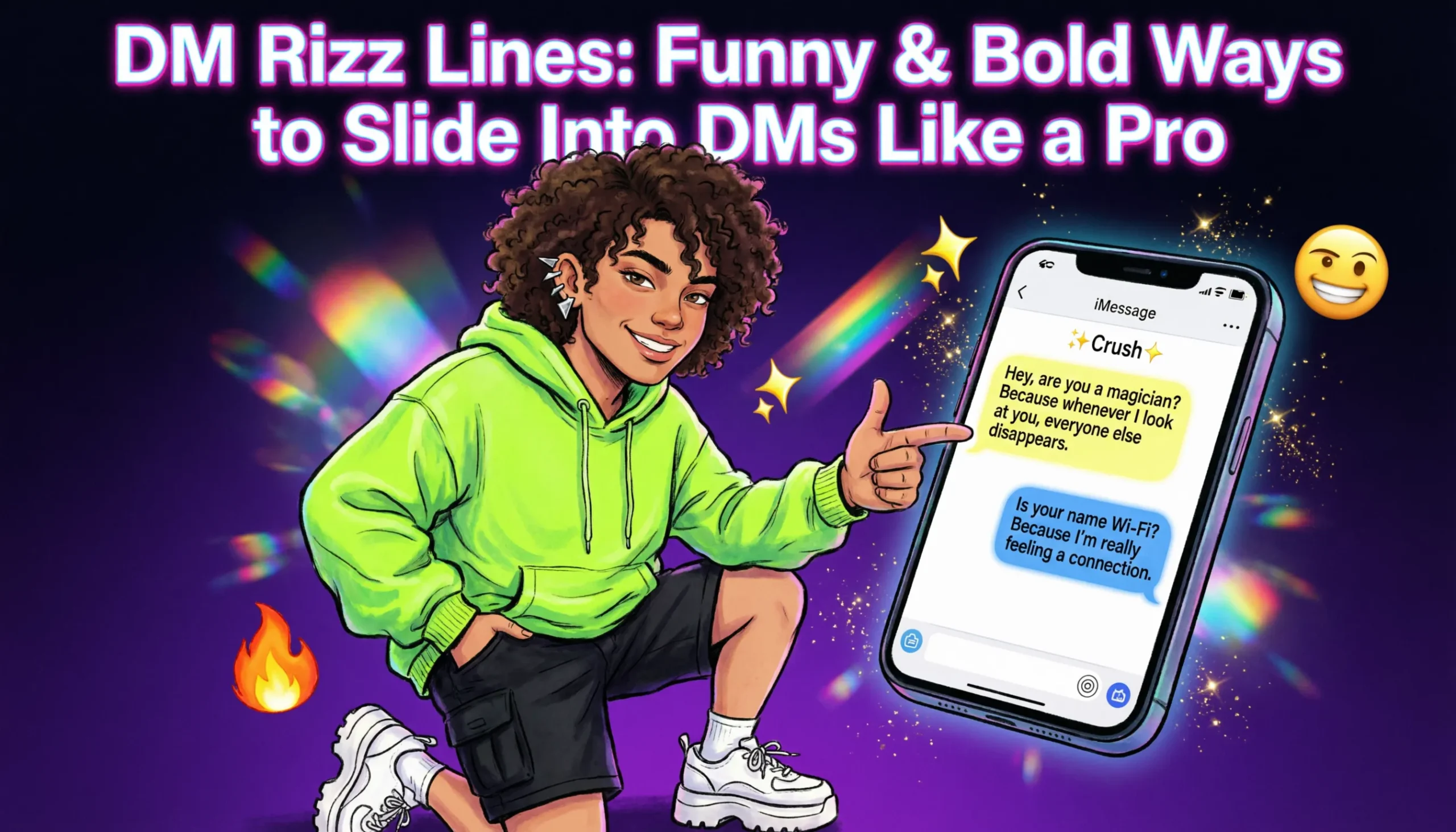 DM Rizz Lines Funny & Bold Ways to Slide Into DMs Like a Pro