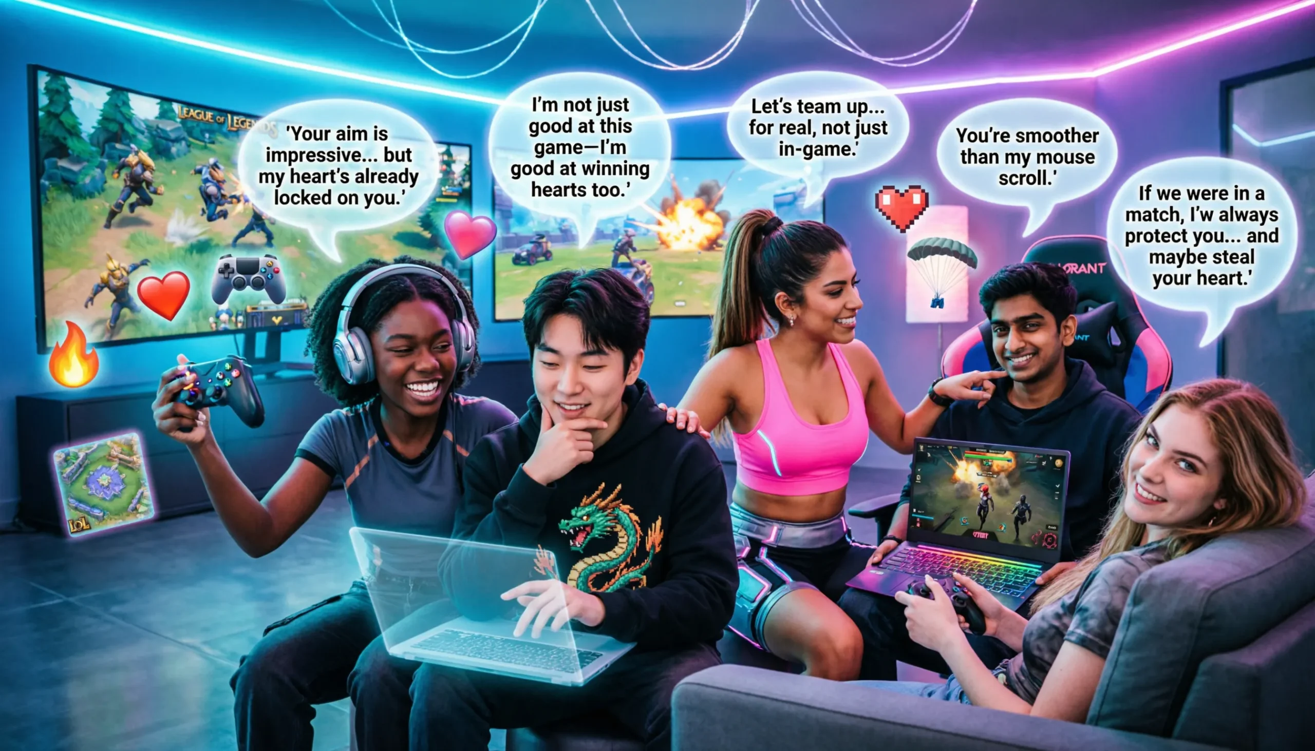 Esports Rizz Lines Gamer-Flirty Lines to Win Hearts