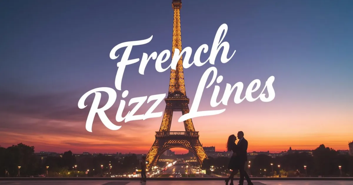 French Rizz Lines Smooth and Flirty Pickup Lines