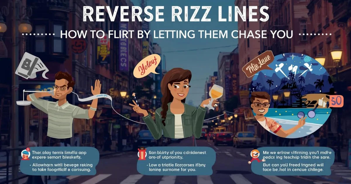 Reverse Rizz Lines How to Flirt by Letting Them Chase You