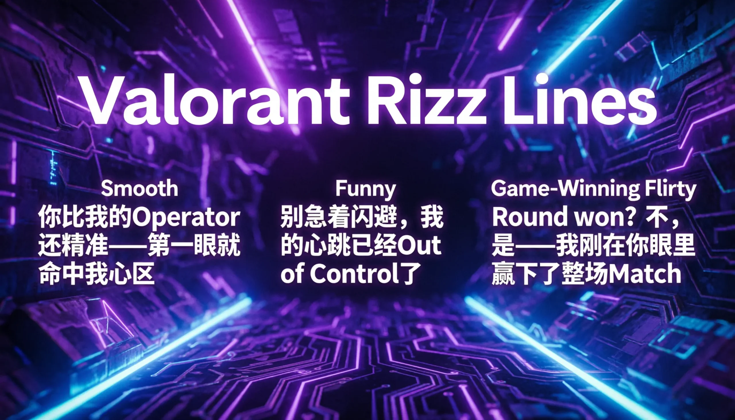 Valorant Rizz Lines Smooth, Funny & Game-Winning Flirty Lines