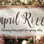 April Rizz Lines Charming Lines Perfect for Spring Vibes