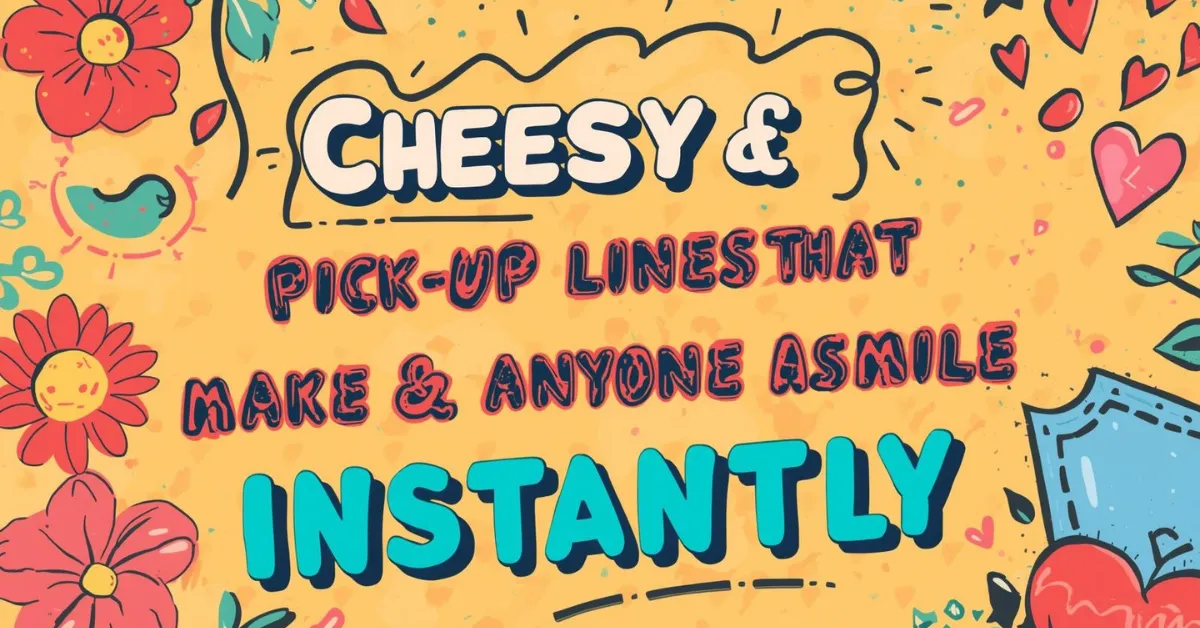 Cheesy Pick Up Lines That Make Anyone Smile Instantly