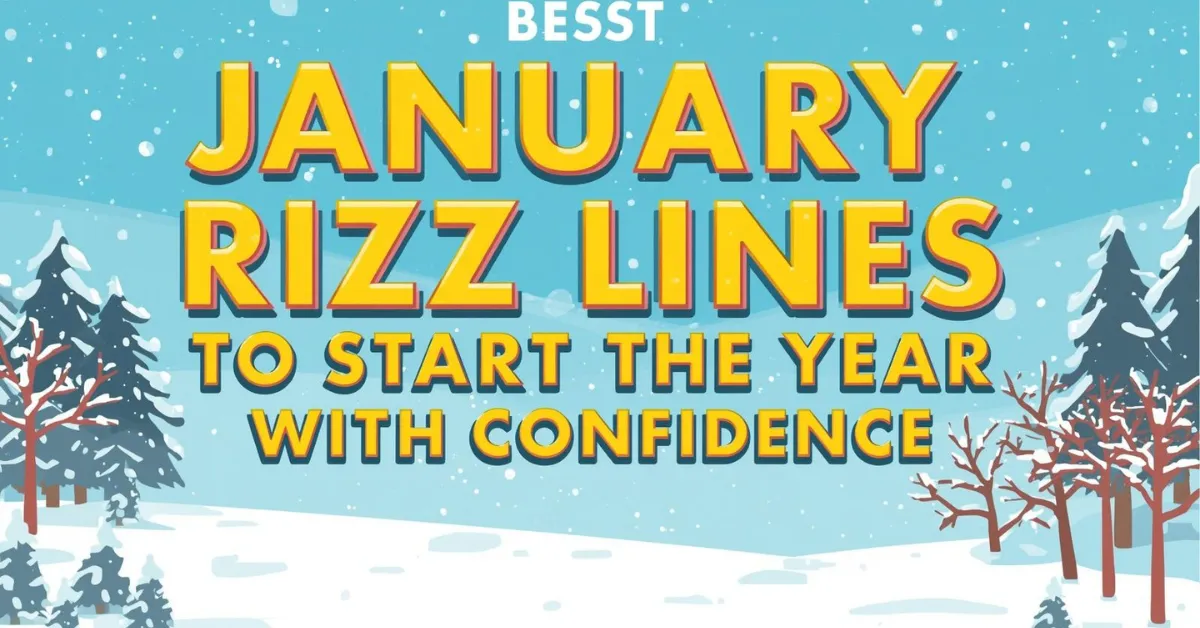 Best January Rizz Lines to Start the Year with Confidence