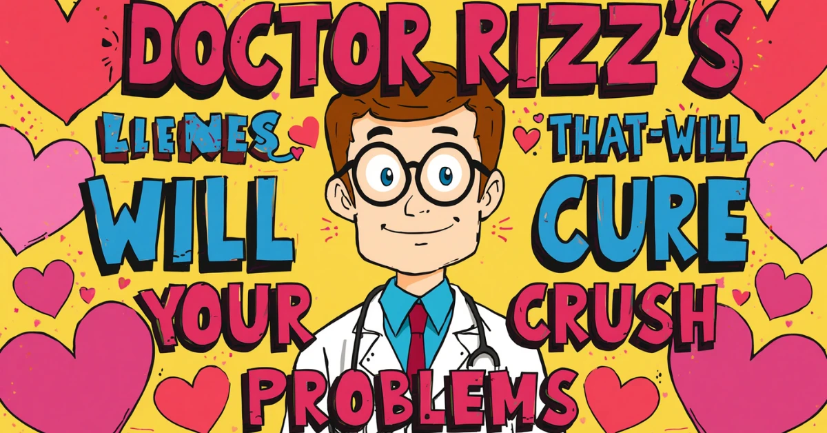 Doctor Rizz's Lines That Will Cure Your Crush Problems