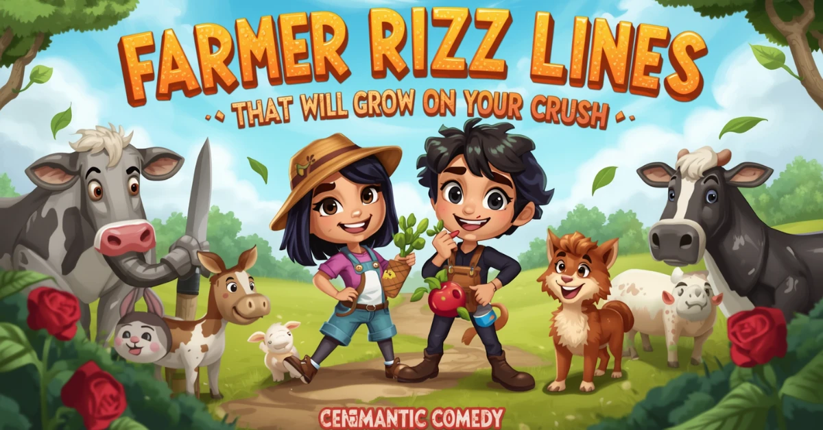 Farmer Rizz Lines That Will Grow on Your Crush