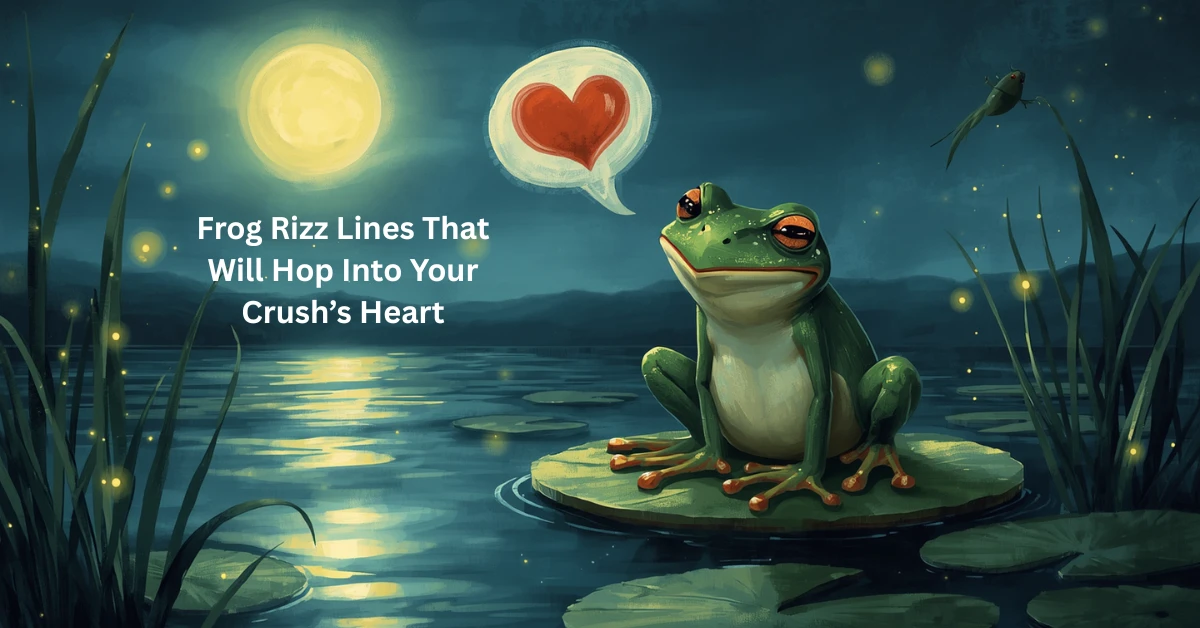 Frog Rizz Lines That Will Hop Into Your Crush’s Heart