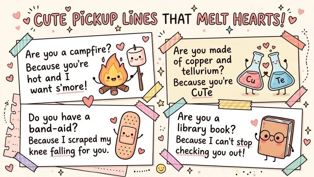 Cute Pickup Lines That Melt Hearts